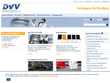 Tablet Screenshot of dvv.de